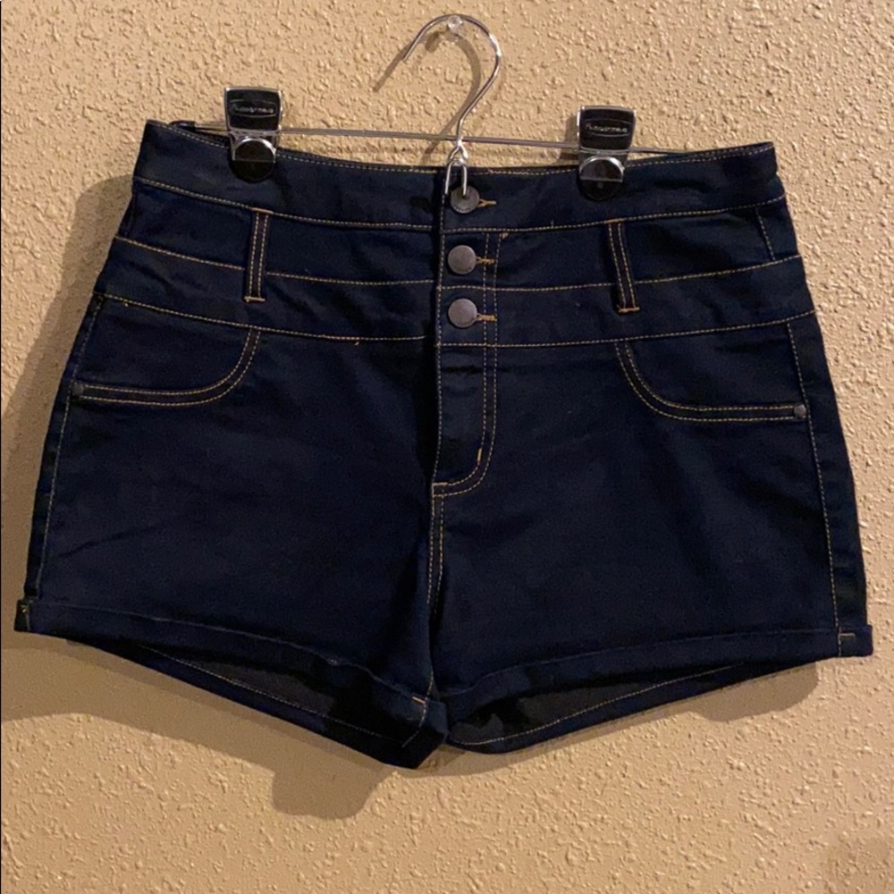 Dark Jean shorts